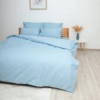 Постельное белье евро ТЕП Happy Sleep Афини 2-03796-27889 200х215 см голубое