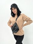 Базовый однотонный свитшот "Stand" 42/44, Бежевый