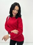 Базовый однотонный свитшот "Stand" 42/44, Красный