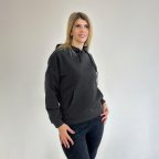 Однотонный батник с капюшоном "Kerry" 50/52, Графит