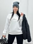 Женский свитшот на флисе "Image" Турция Белый, 50/52