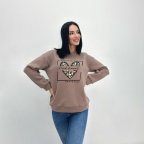 Женский батник на флисе "Brave" Турция Мокко, 50/52
