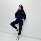 Женский спортивный костюм c нашивками "Walker" 42/44, Темно-синий