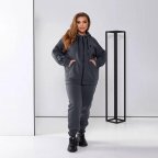 Женский спортивный костюм c нашивками "Walker" 54/56, Графит