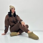 Женский спортивный костюм c нашивками "Walker" 42/44, Шоколадный