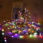 Гирлянда на елку "Шарики" 10мм, 100 LED, 6м, от сети 220В