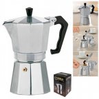 Гейзерная кофеварка Stenson TD-00436 300 мл 6 чашек серебристая