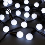 Светодиодная гирлянда "Шарики" 18мм, 40LED, 7м Белый
