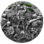 2000 Франкiв 2023 Камерун - Iнцидент на острові Зміїний - 2 унцій срібла - Тираж - 500 шт - від 1 гр