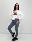 Двухцветный костюм женский "Nopeday" 42/44, Белый+графит