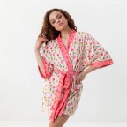 Халат женский из плюшевого велюра Тюльпанчик 3413_L 15937 L