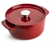 Каструля с крышкой KitchenAid СС006060-001 26 см 5.2 л красная
