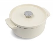 Каструля с крышкой KitСhenAid СС006059-001 26 см 5.2 л кремовая