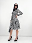 Платье в зебровый принт "Kate"