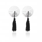 Наклейки на соски 14254 10 см 2 предмета серебристые