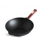 Сковорода Вок Brizoll Optimа Bordo W26HP2 26х8 см черная