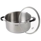 Кастрюля с крышкой Gipfel Metropole GP-1735 5.2 л 24 см серебристая
