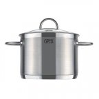 Кастрюля с крышкой Gipfel Signo GP-1362 20 см 3.8 л серебристая