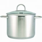Кастрюля с крышкой Gipfel Signo GP-1364 26 см 10.6 л серебристая