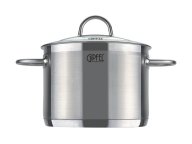 Кастрюля с крышкой Gipfel Signo GP-1363 24 см 6 л серебристая