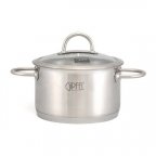 Кастрюля с крышкой Gipfel Signo GP-1361 18 см 2.7 л серебристая