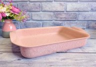 Форма для запекания OMS 3213-Pink 35х27х7 см розовая