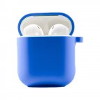 Силиконовый футляр с микрофиброй для наушников Airpods 1/2
