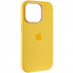 Чехол Silicone Case Metal Buttons (AA) для Apple iPhone 13 Pro (6.1")