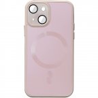 Чехол TPU+Glass Sapphire Midnight with MagSafe для Apple iPhone 14 (6.1")