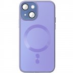 Чехол TPU+Glass Sapphire Midnight with MagSafe для Apple iPhone 14 (6.1")