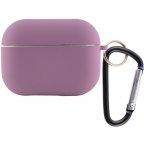 Силиконовый футляр с микрофиброй для наушников Airpods 3
