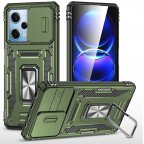 Ударопрочный чехол Camshield Army Ring для Xiaomi Redmi 12 / Poco M6 Pro 5G