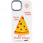 TPU+PC чехол Funny pictures with MagSafe для Apple iPhone 13 (6.1")