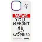TPU+PC чехол Funny pictures with MagSafe для Apple iPhone 13 (6.1")