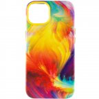 Кожаный чехол Colour Splash with MagSafe для Apple iPhone 14 Plus (6.7")
