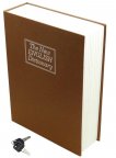 Сейф книжка для хранения денег коричневая Словник 11.5*18*5.5см