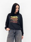 Женский свитшот с рисунком "California" Черный, 54/56
