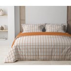 Постельное белье семейное ТЕП Happy Sleep Terracotta Check 2-03797-25233 150х220х2 см