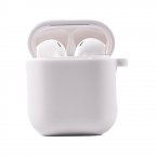 Силиконовый футляр с микрофиброй для наушников Airpods 1/2