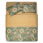 Постельное белье полуторное Ardesto Gloria Бута ART-1622-BB 160х220 см бежевое