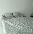Постельное белье евро Dushka Home Сатин 20798 200х220 см