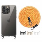 Чехол TPU Transparent with Straps для Apple iPhone 15 Pro (6.1")