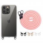 Чехол TPU Transparent with Straps для Apple iPhone 15 Pro (6.1")
