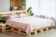 Простынь Ardesto Mix MatСh ART2426FSP 240х260 см пудровая