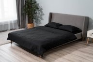 Простынь на резинке Ardesto Mix MatСh Premium ART1620FSL 160х200+30 см черная
