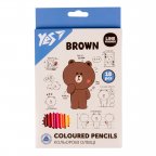 Набор цветных карандашей YES Line Friends 290712 18 цветов