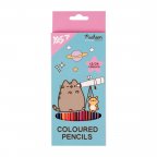 Набор цветных карандашей YES Pusheen Cheek 290745 24 цвета 12 шт