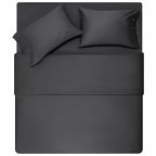 Простынь на резинке Ardesto Mix MatСh Premium ART1620FSY 160х200+30 см серая