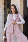 Костюм жилетка и брюки палаццо "Rakel" 42/44, Бежевый