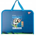 Папка-портфель на молнии FC YES Football 492241 26х35х3 см